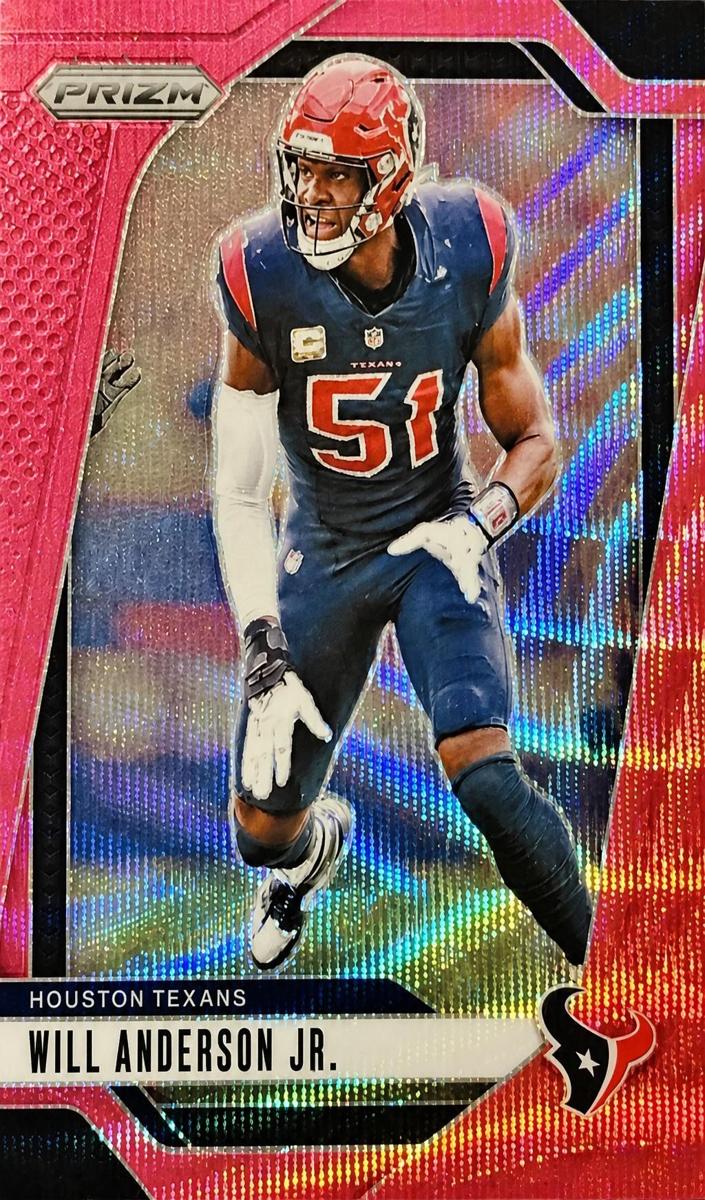 2024 Panini Prizm Football Pink Wave Will Anderson Jr. #116