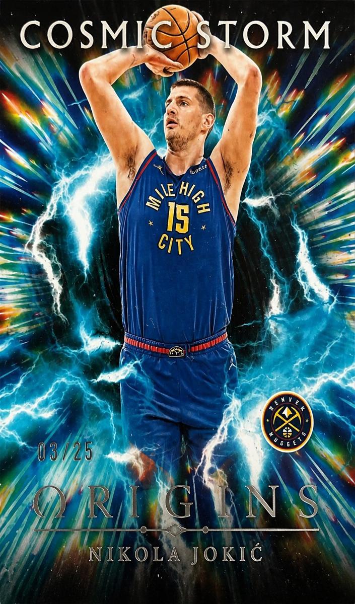 2024 Panini Origins Basketball Turquoise Nikola Jokic #12 PSA 7