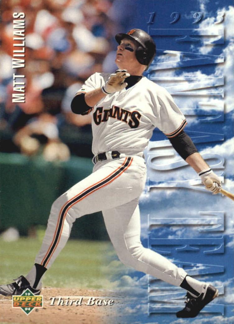 1994 Upper Deck Baseball Matt Williams #36