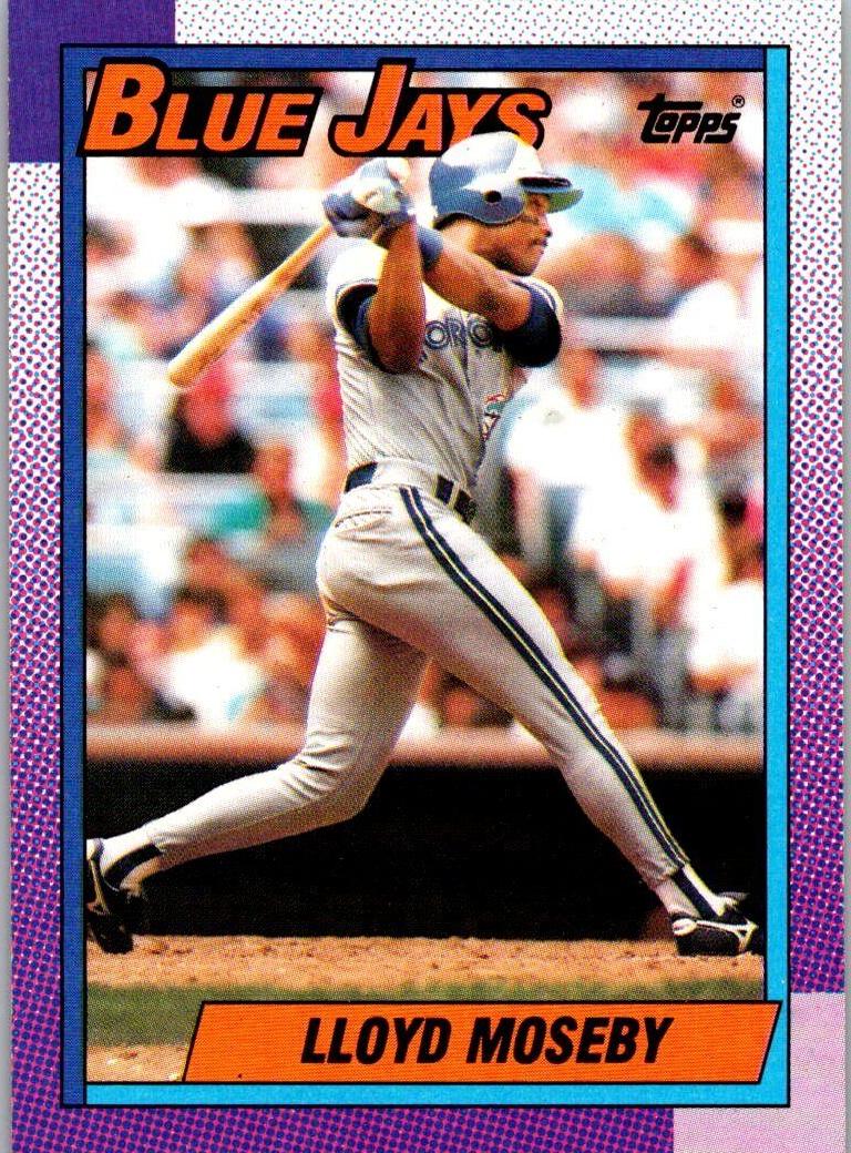 1990 Topps Baseball Lloyd Moseby #779
