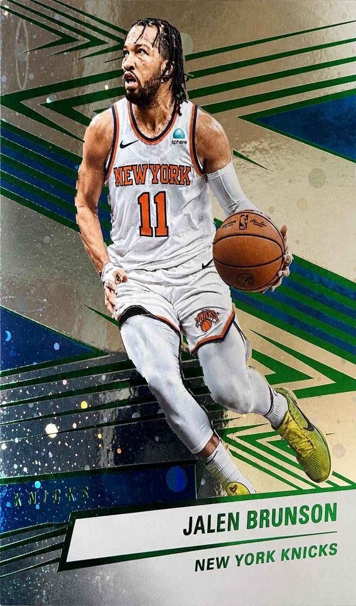 2024 Panini Revolution Basketball Green Cosmo Jalen Brunson #1