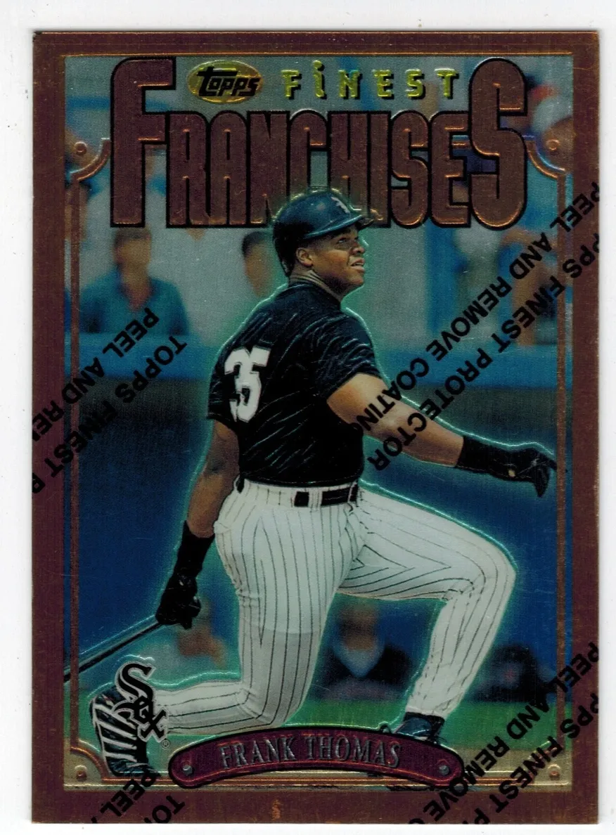 1996 Topps Finest Baseball Frank Thomas #322 PSA 9