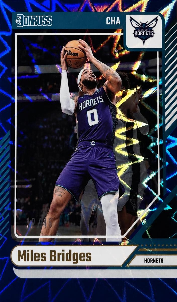 2024 Panini Donruss Basketball Blue Explosion Miles Bridges #37