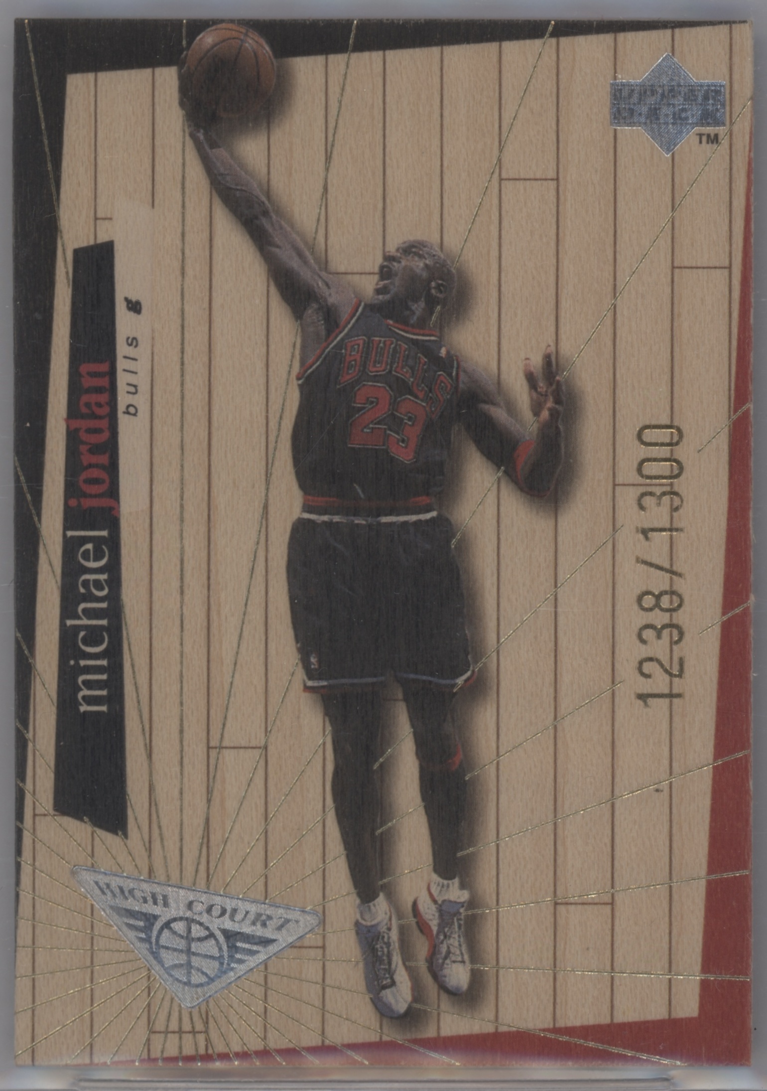 1998 Upper Deck Hardcourt Basketball Michael Jordan #H30 BGS 8