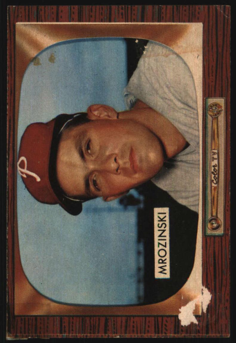 1955 Bowman Baseball Ron Mrozinski #287 PSA 6
