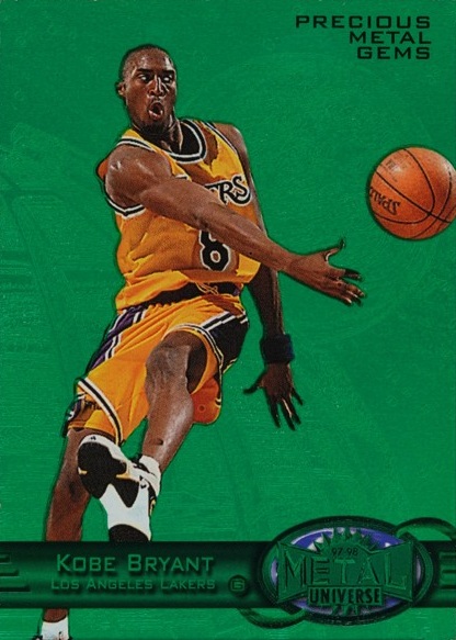 1997 Metal Universe Basketball Green Kobe Bryant #81