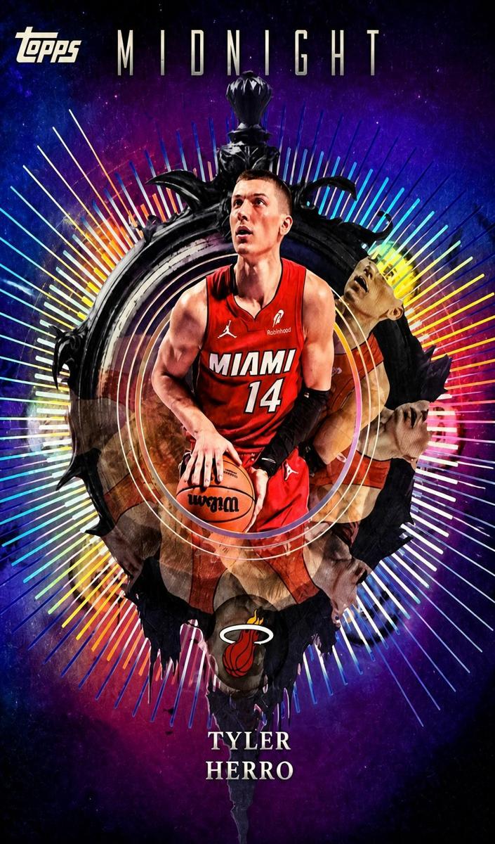 2025 Topps Midnight Basketball Tyler Herro #IN-8