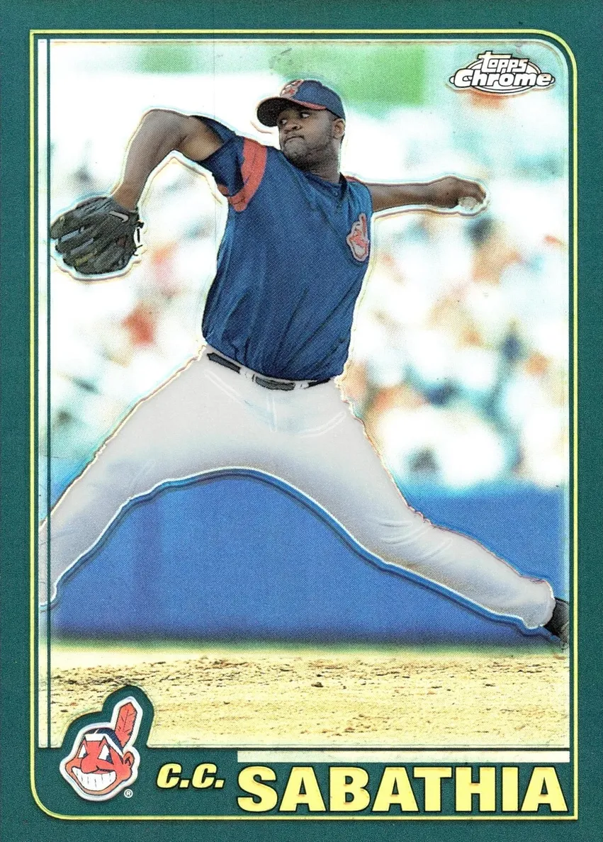 2001 Topps Chrome Traded Baseball C.C. Sabathia #T88