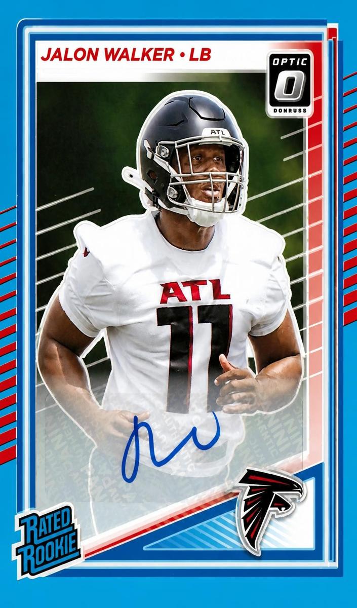 2025 Donruss Optic Football Neon Blue Jalon Walker #290