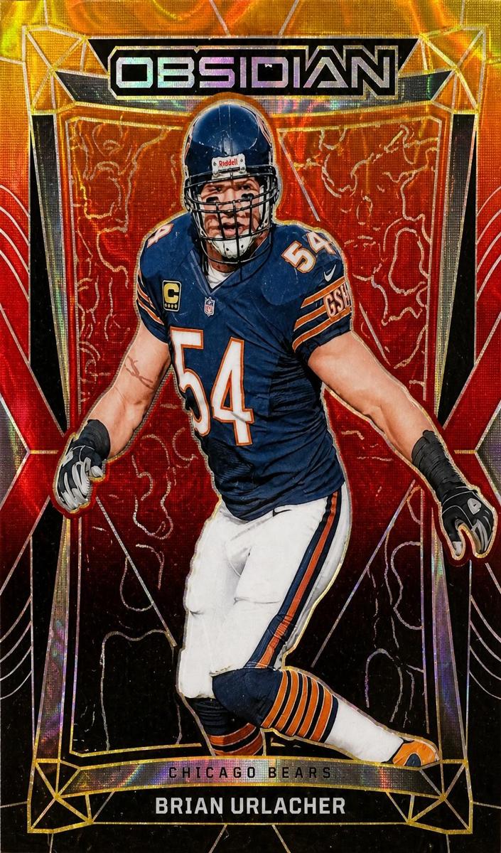 2024 Panini Obsidian Football Molten FOTL Brian Urlacher #36