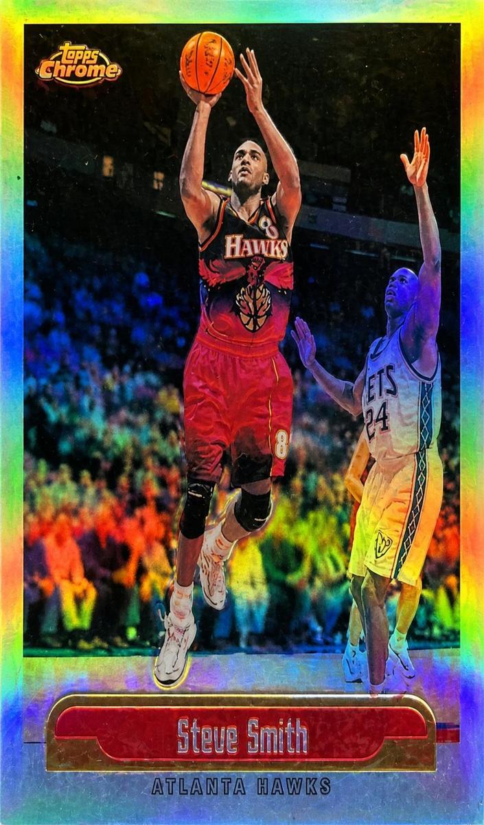1999 Topps Chrome Basketball Refractor Steve Smith #1