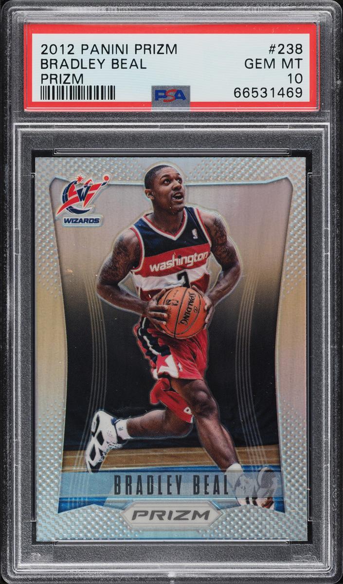 2012 Panini Prizm Basketball Silver Prizm Bradley Beal #238 PSA 10