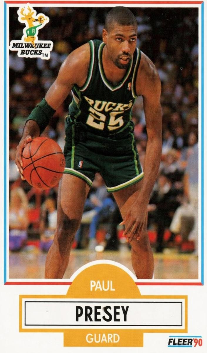 1990 Fleer Basketball Paul Pressey #107