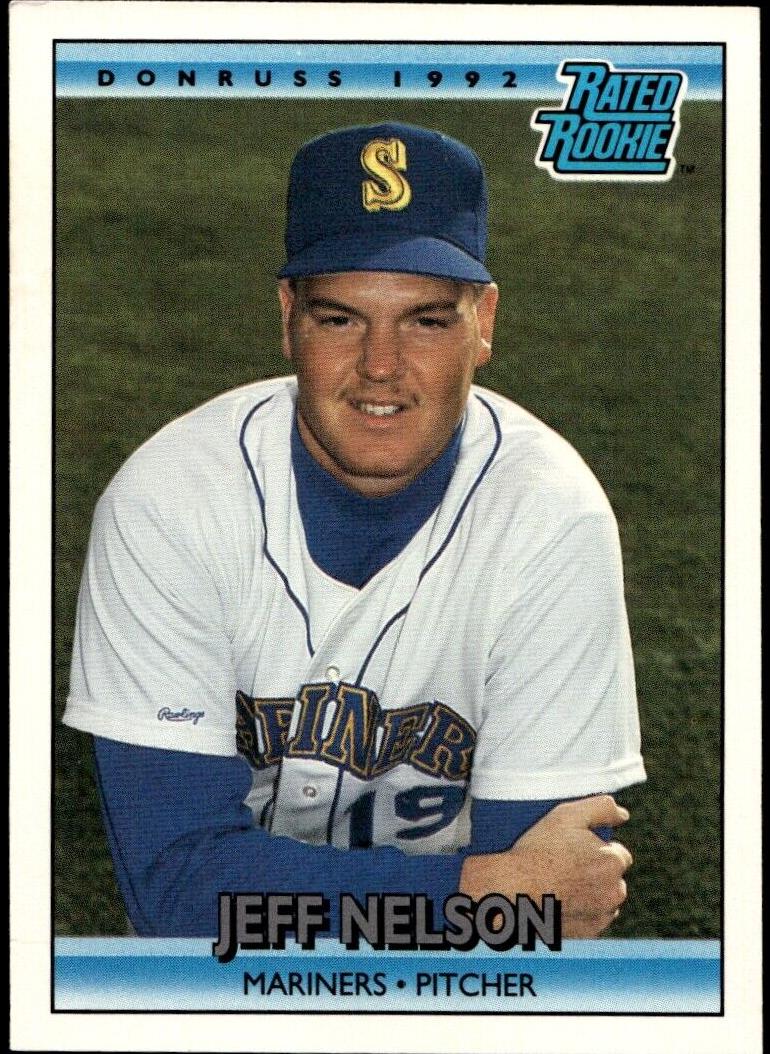 1992 Donruss Baseball Jeff Nelson #408