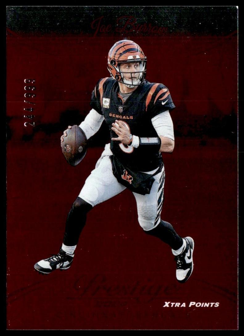 2024 Panini Prestige Football Red Xtra Points Joe Burrow #57 PSA 9