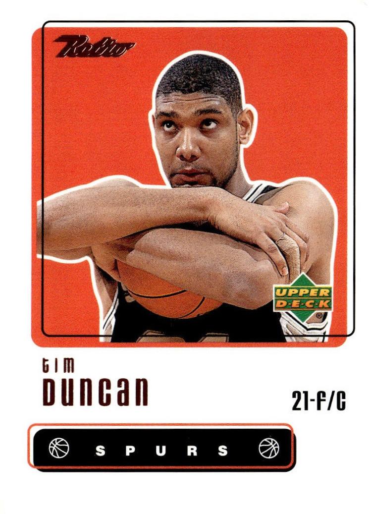 1999 Upper Deck Retro Basketball Tim Duncan #9 PSA 10
