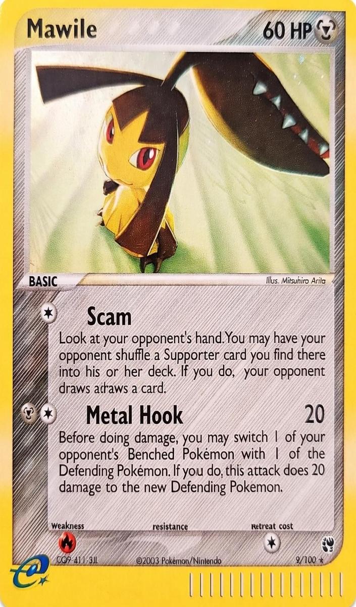 2003 Pokemon EX Sandstorm Mawile #9 CGC 9