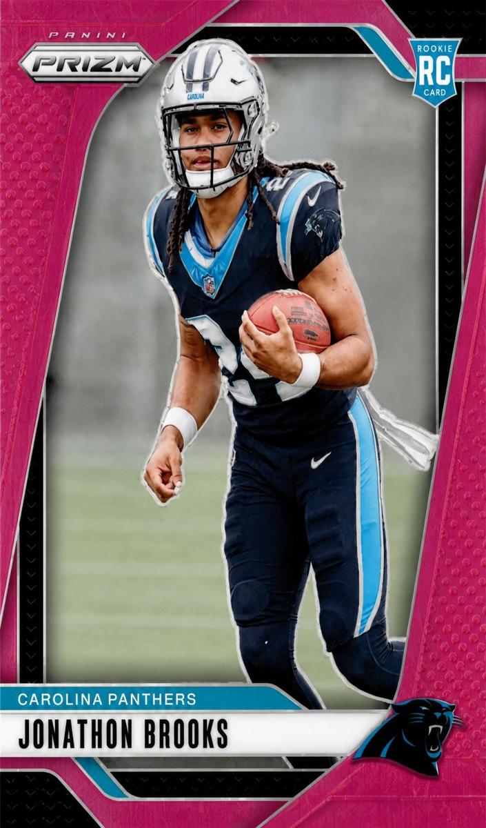 2024 Panini Prizm Football Pink Jonathon Brooks #357