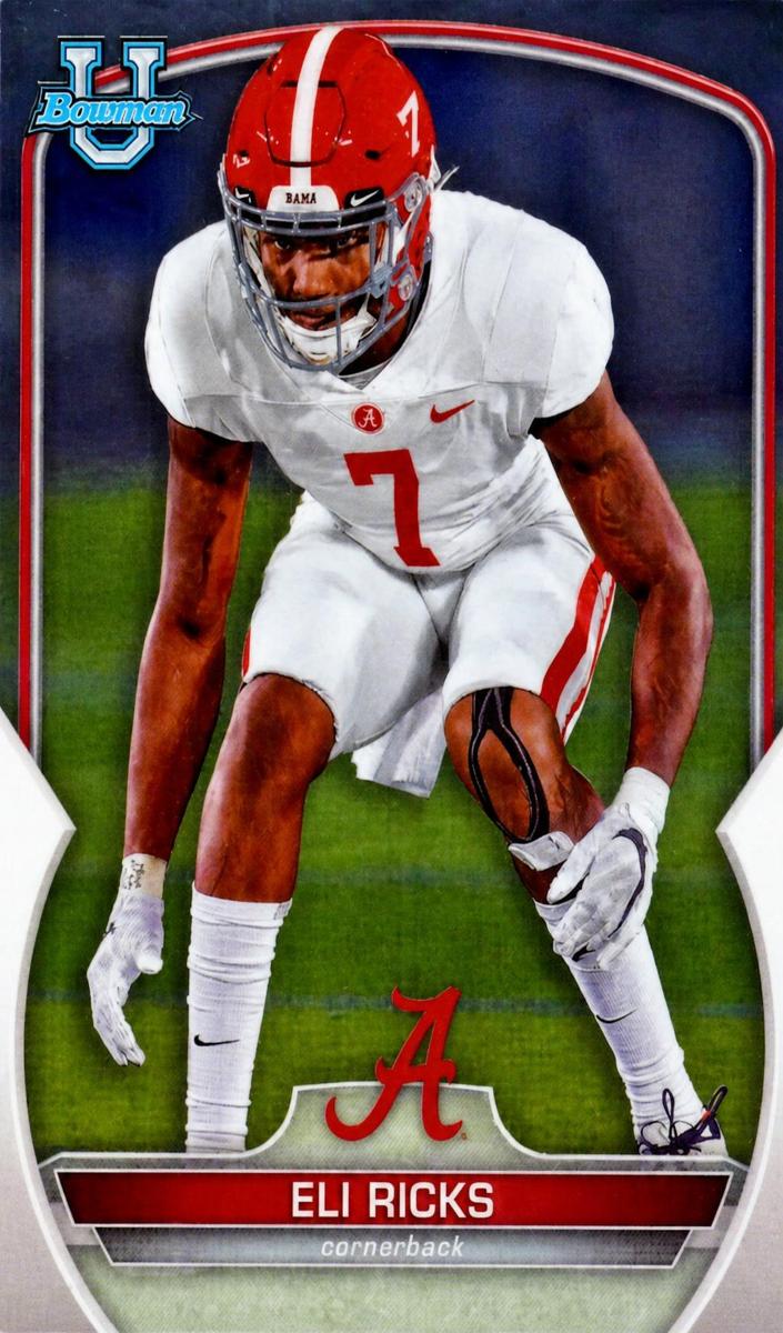 2022 Bowman University Chrome Football Eli Ricks #28