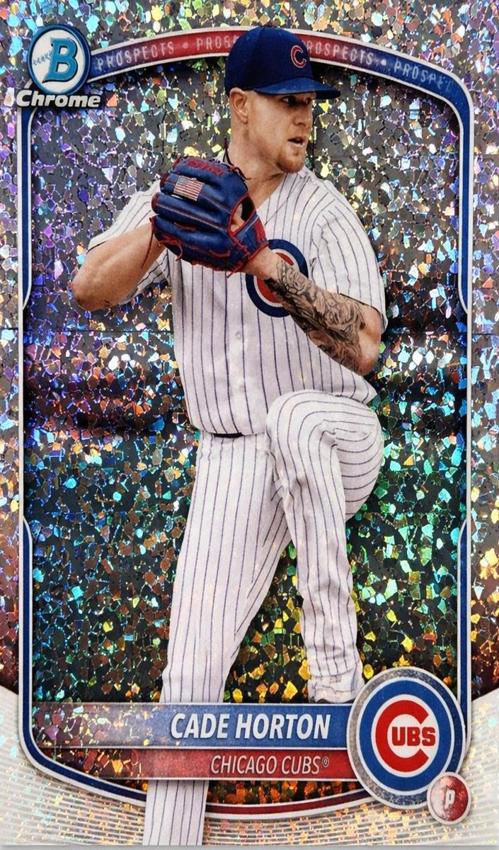 2025 Bowman Chrome Prospects Baseball Mini Diamond Cade Horton #BCP-10 PSA 8