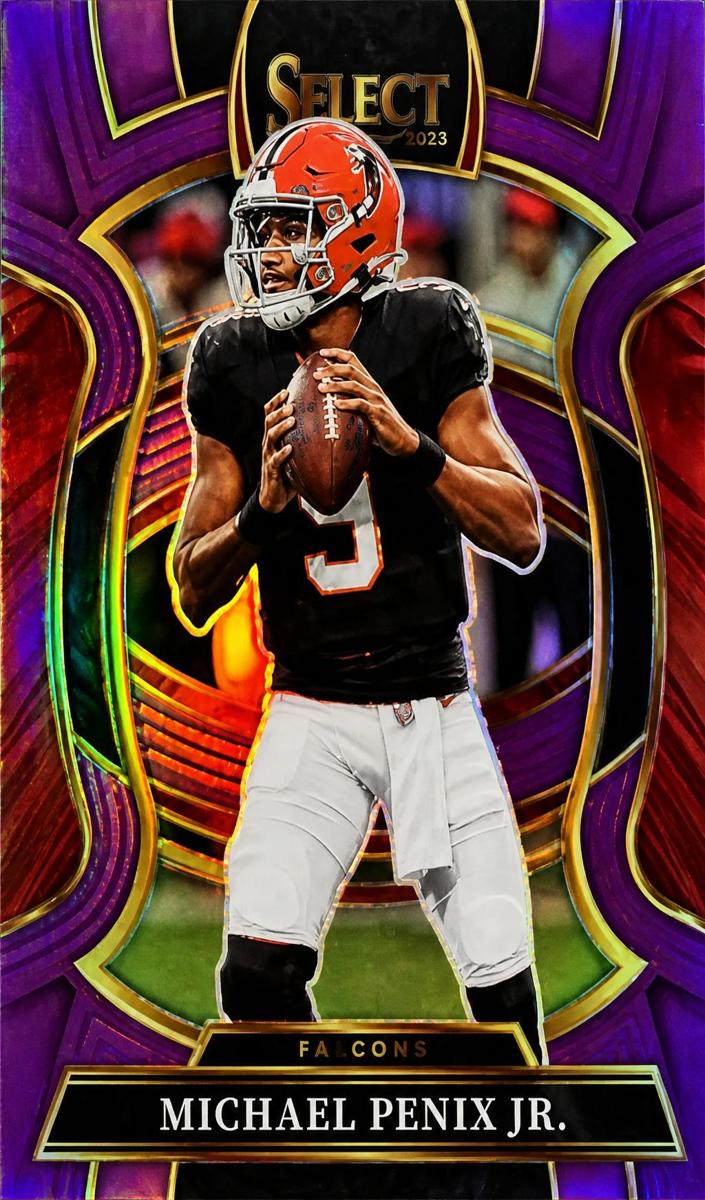 2025 Panini Select Football Purple Michael Penix Jr. #46