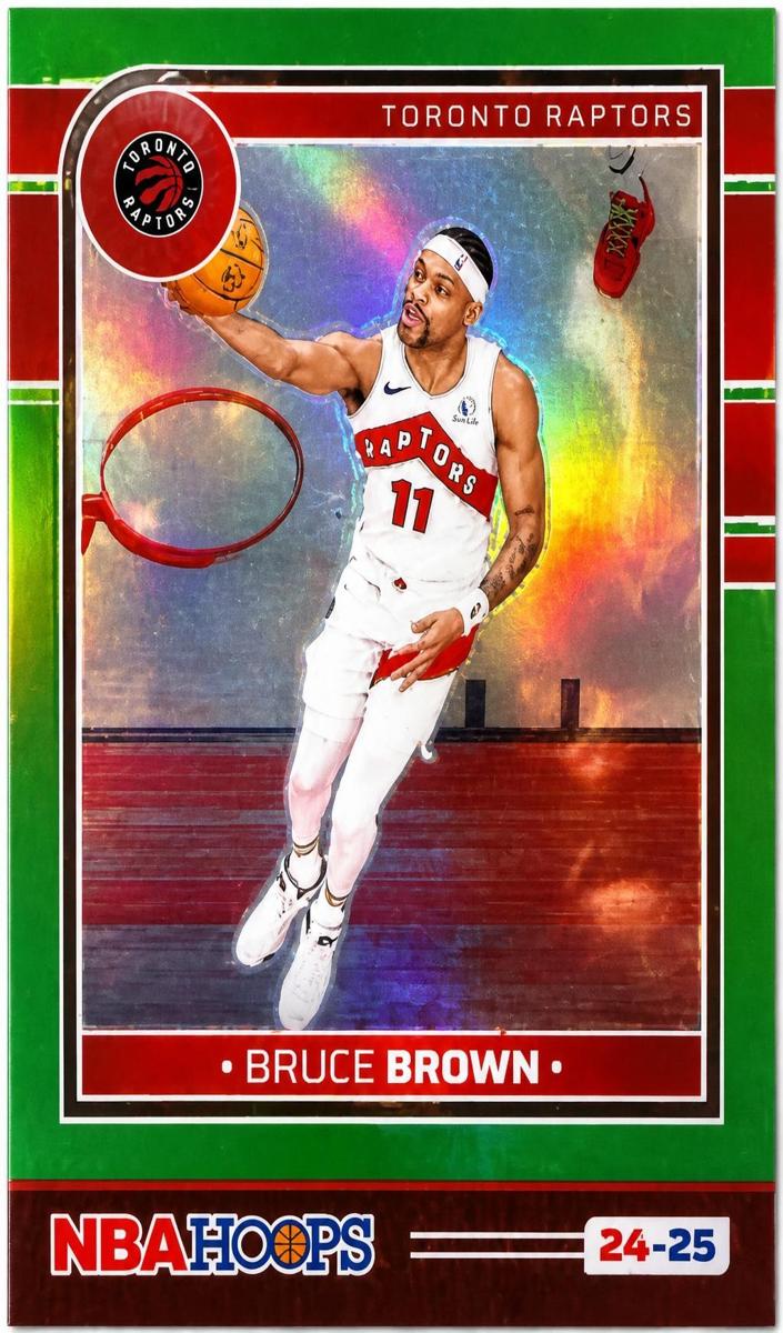 2024 Panini Hoops Basketball Premium Lime Green Bruce Brown #41