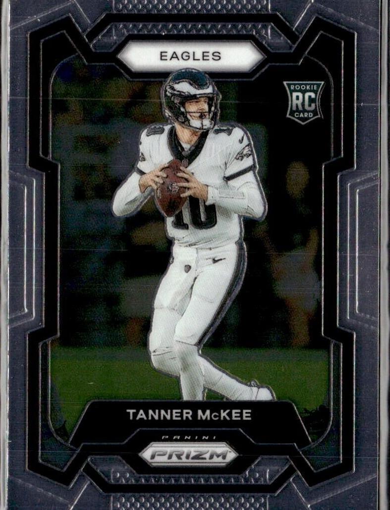 2023 Panini Prizm Football Tanner McKee #383 PSA 10