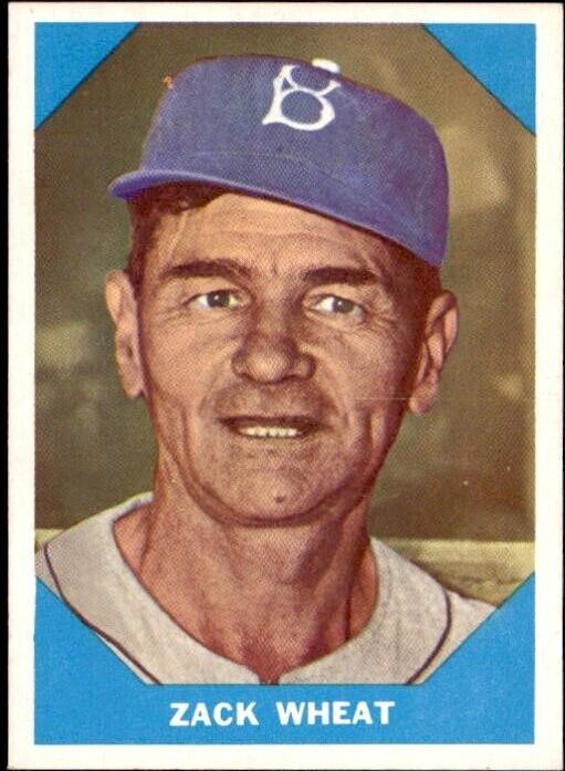 1960 Fleer Baseball Greats Baseball Zack Wheat #12