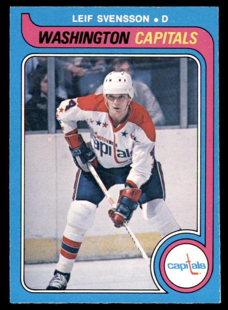 1979 O-Pee-Chee Hockey Leif Svensson #374 PSA 8