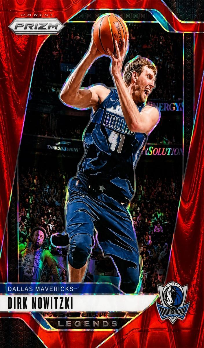 2024 Panini Prizm Basketball Red Seismic Dirk Nowitzki #272