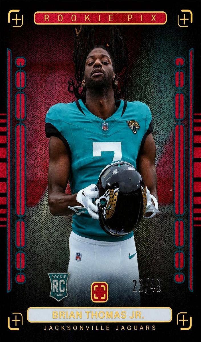 2024 Panini PhotoGenic Football Red Brian Thomas Jr. #15