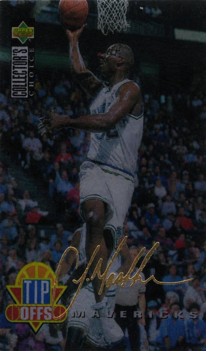 1994 Upper Deck Collector's Choice Basketball Gold Signature Jamal Mashburn #171