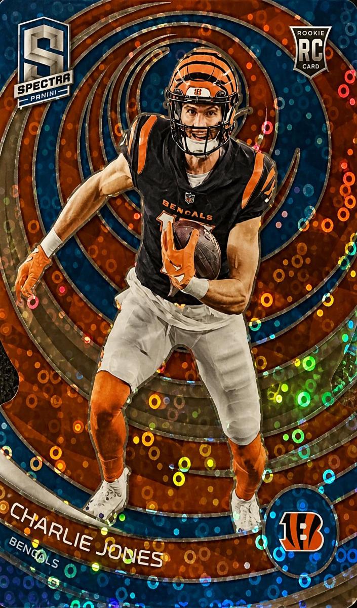 2023 Panini Spectra Football Universal Die Cut Charlie Jones #172