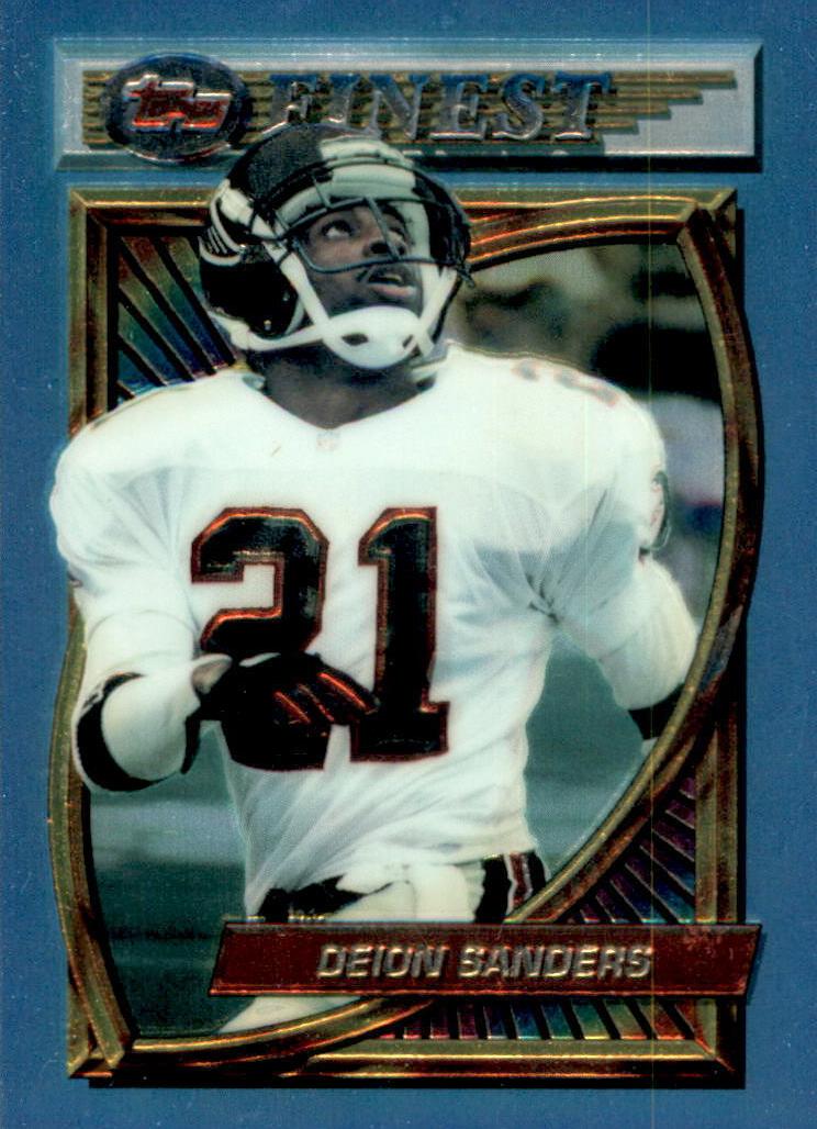 1994 Topps Finest Football Deion Sanders #206 PSA 9