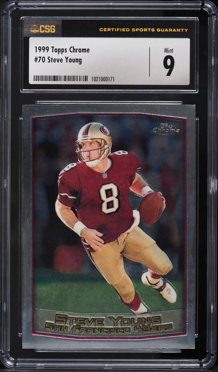 1999 Topps Chrome Football Steve Young #70