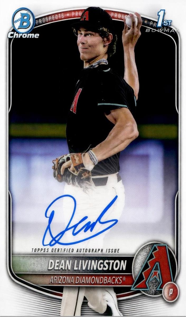 2025 Bowman Draft Chrome Baseball Dean Livingston #CPA-DL