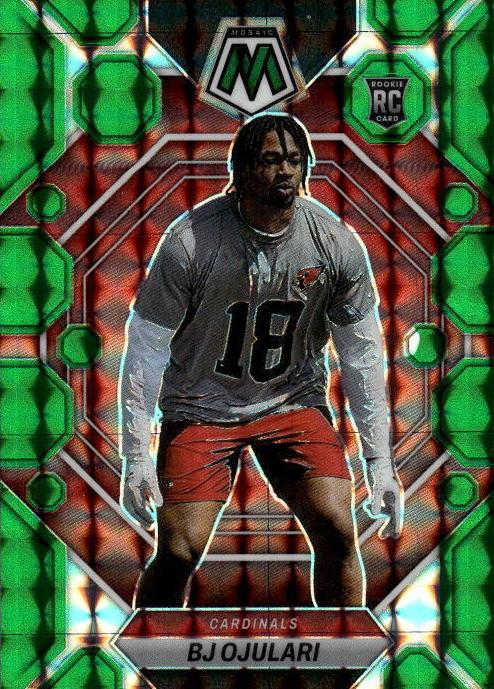 2023 Panini Mosaic Football Green BJ Ojulari #285 PSA 9