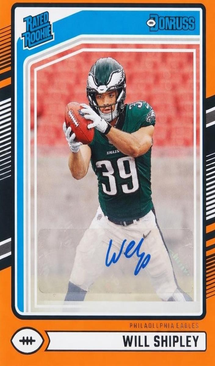 2024 Panini Donruss Football Orange Will Shipley #312