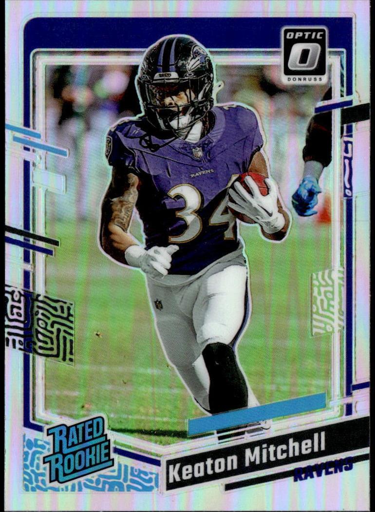 2023 Donruss Optic Football Holo Keaton Mitchell #207