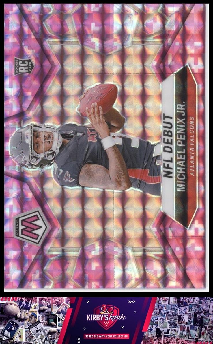 2024 Panini Mosaic Football Camo Pink Michael Penix Jr. #274 PSA 10