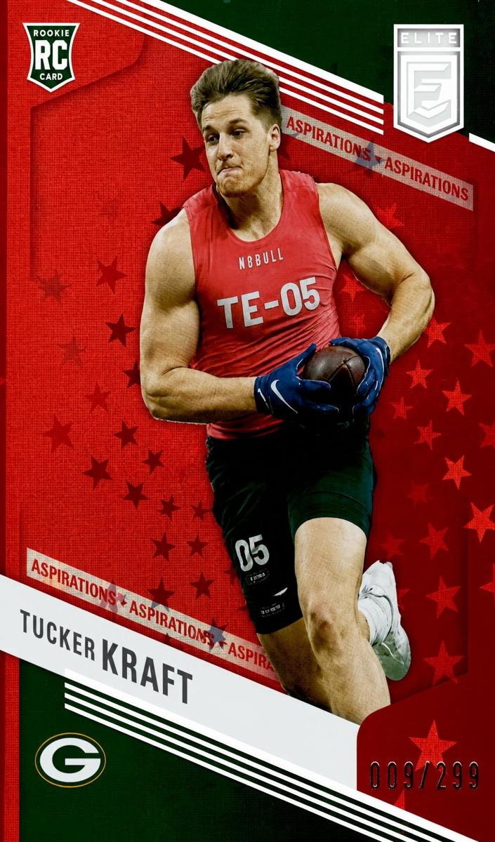2023 Donruss Elite Football Aspirations Stars Tucker Kraft #188