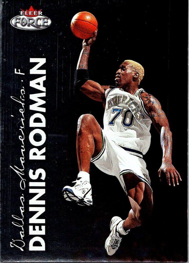1999 Fleer Force Basketball Dennis Rodman #55