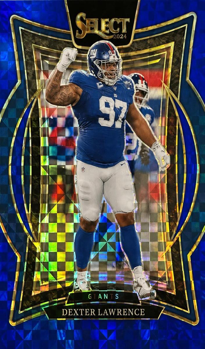 2024 Panini Select Football Blue Dexter Lawrence #52