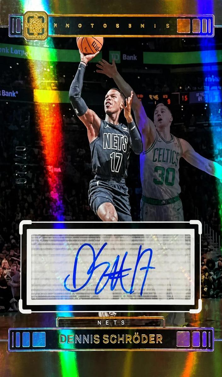 2023 Panini PhotoGenic Basketball Gold Dennis Schroder #VA-DST