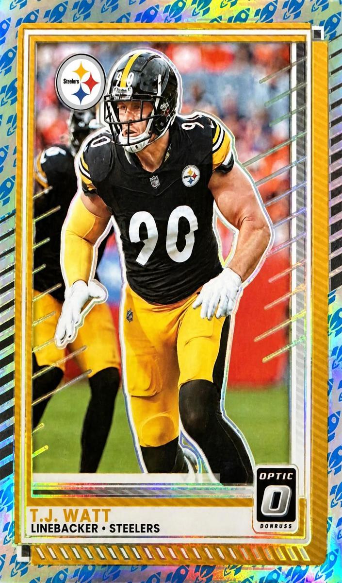 2025 Donruss Optic Football T.J. Watt #100