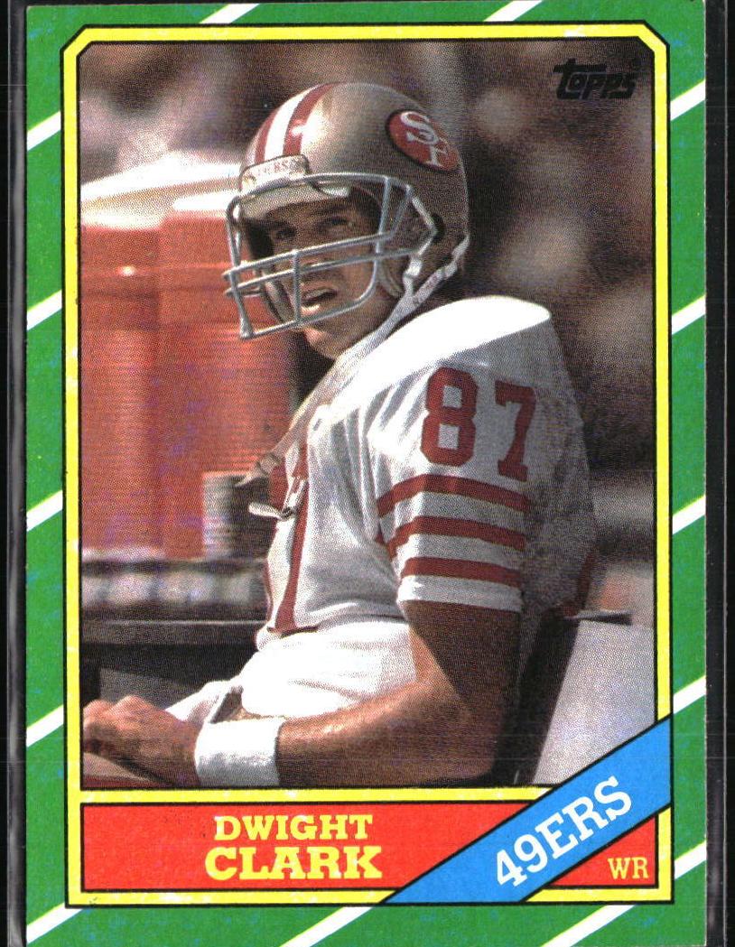 1986 Topps Football Dwight Clark #160 PSA 9