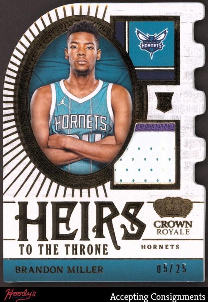 2023 Panini Crown Royale Basketball Prime Brandon Miller #HT-MIL