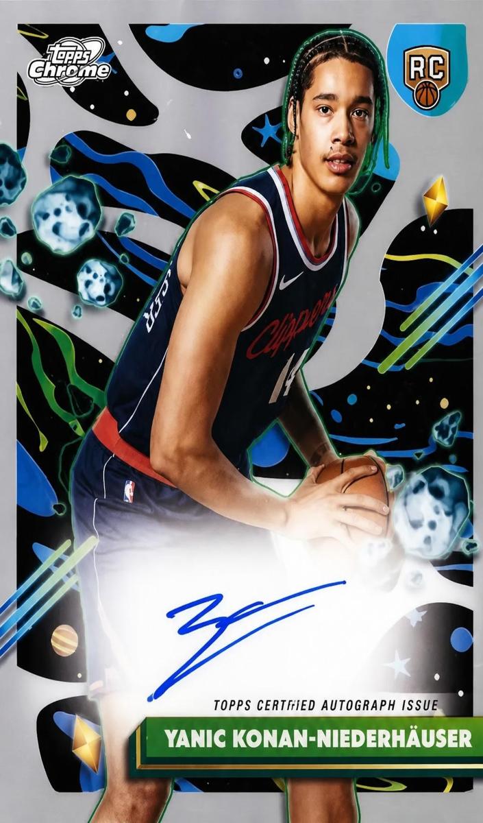 2025 Topps Cosmic Chrome Basketball Yanic Konan-Niederhauser #CCA-YK