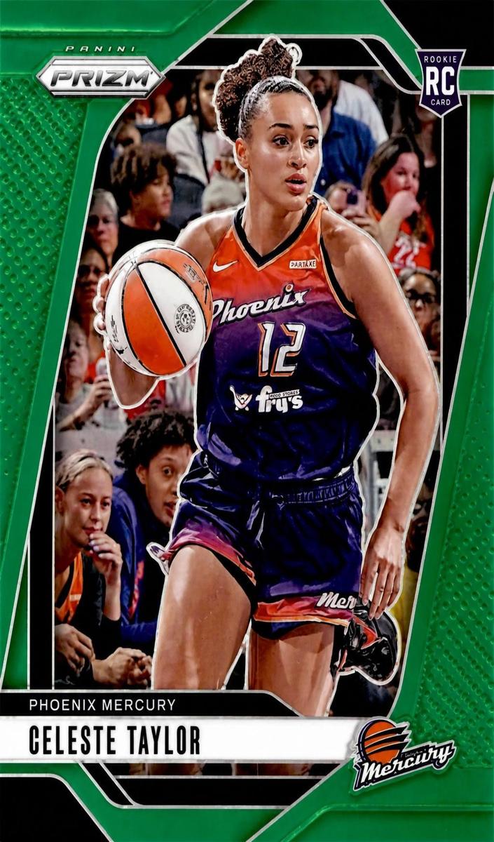 2024 Panini Prizm WNBA Basketball Green Celeste Taylor #48