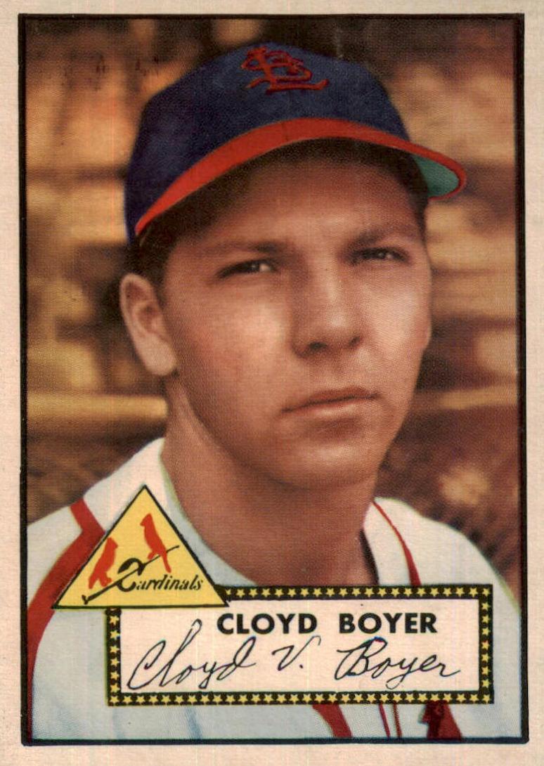 1952 Topps Baseball Cloyd Boyer #280 PSA 5.5